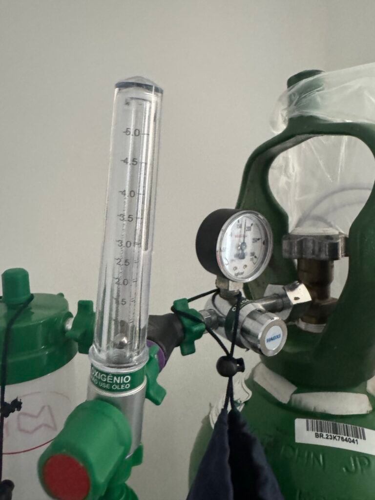 Graduação do fluxômetro 0,5 ml